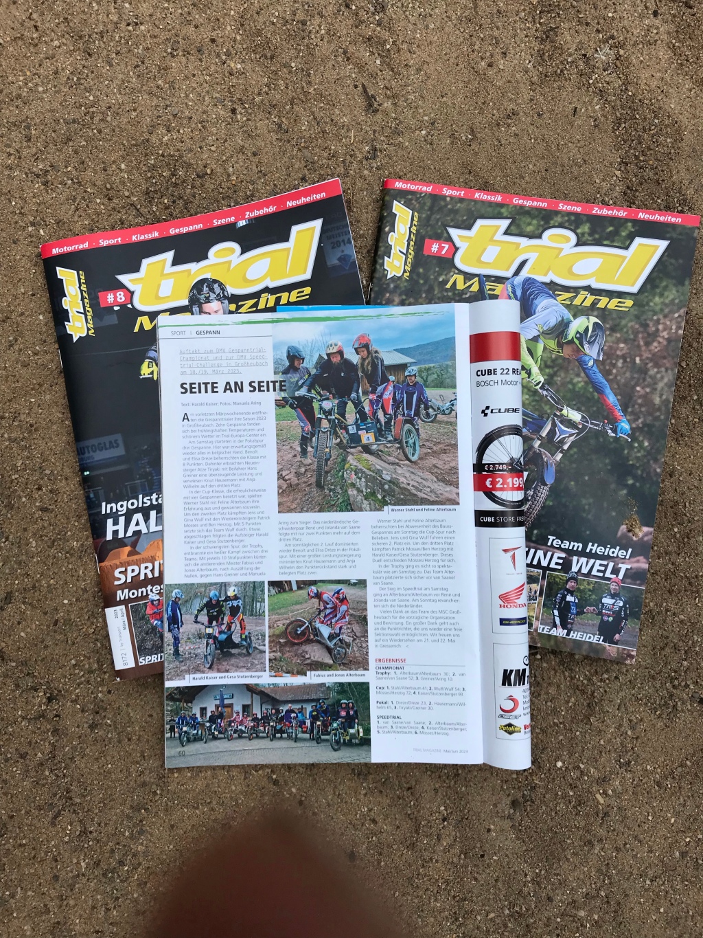 Magazin-Beitrag über unseren verrückten Motorsport im Trail Magazine des Trialsport Verlags